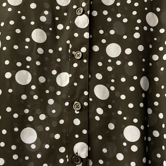 Who What Wear Polka Dot Blouse - Picture 4 of 5